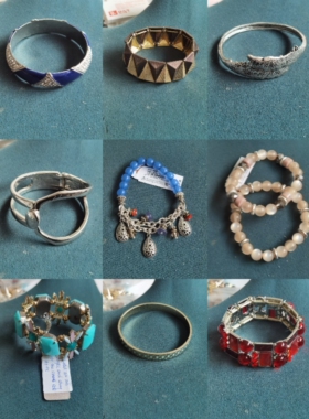 欧美外贸孤品复古手镯老货默认微瑕介意慎拍50154