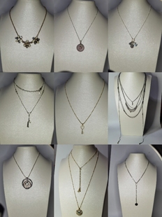 欧美外贸饰品项链个性精致达标AK毛衣链颈链默认微瑕