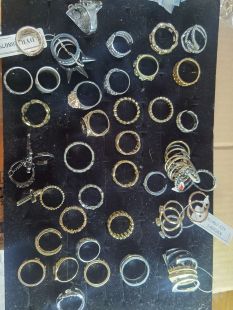 欧美外贸孤品复古戒指老货默认微瑕圈口不详介意慎拍50216