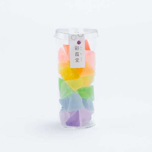 新品日本彩霞堂 可以吃的宝石糖 琥珀糖 糖果 混合口味盒装