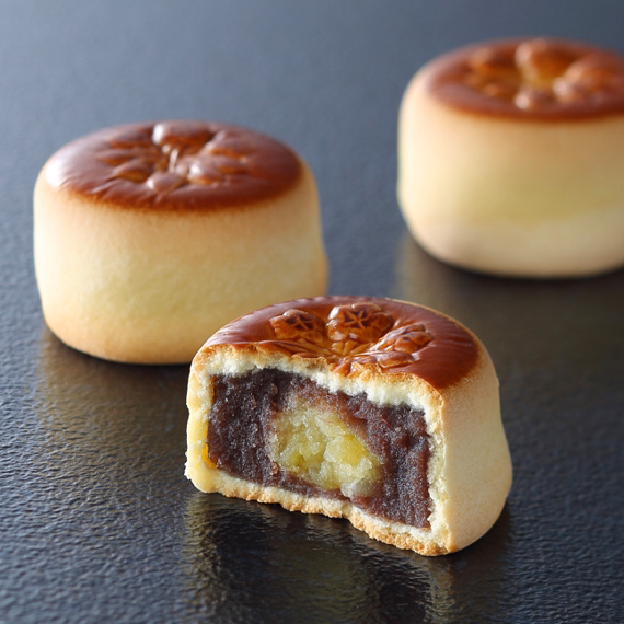 日本宗家源吉兆庵 織部錦 栗子红豆糕点 定番