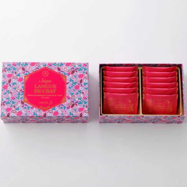 新品日本白色恋人ISHIYA 冬季限定草莓夹心饼干巧克力曲奇礼盒