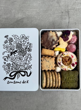 新品日本进口 BONBONS DE K费南雪&曲奇酥脆饼干 礼盒装