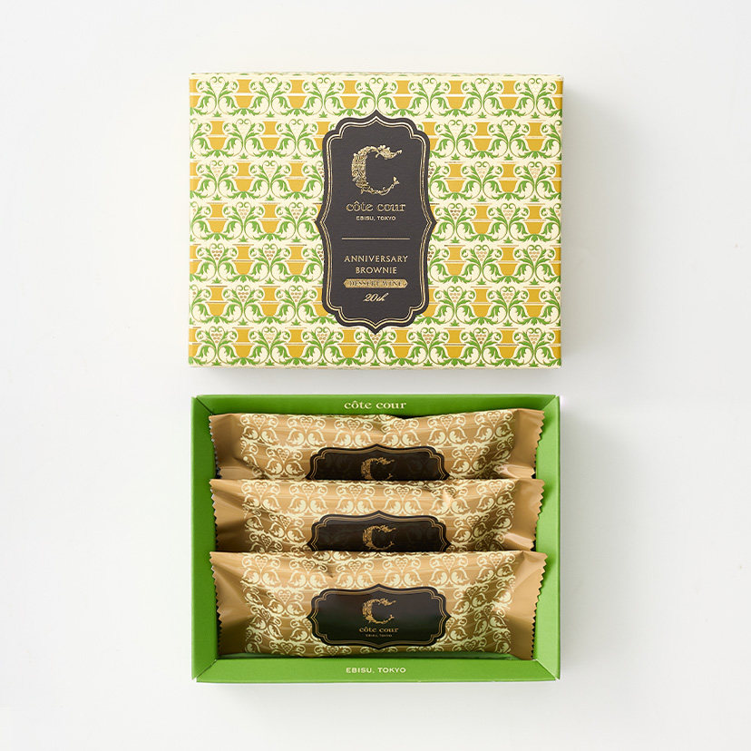 日本新品Cote Cour 东京布朗尼巧克力橘子伯爵茶可可零食礼盒