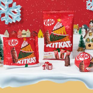 2025圣诞节日本Kitkat雀巢奇巧巧克力圣诞节期限限定休闲零食