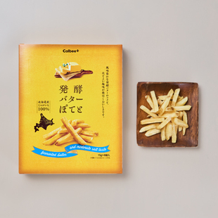 新品回归日本calbee卡乐比发酵黄油 薯条薯片薯块零食礼盒特产