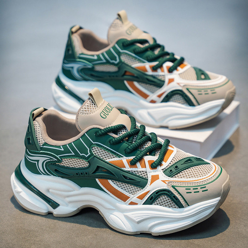 2026夏季新款气垫鞋子男秋季潮流百搭高帮休闲鞋内增高舒适板鞋男