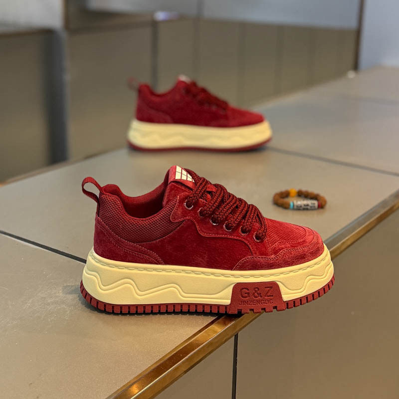 男鞋系带厚底春季新款时尚休闲百搭潮款流行高级感网红同款男士鞋,流行男鞋,时尚休闲鞋,淘宝优惠券,粉丝福利购,淘宝优惠卷