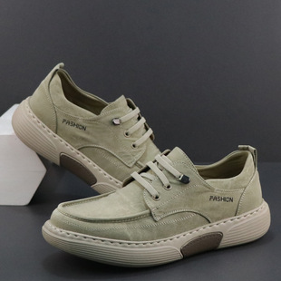 男士布鞋2026春款懒人冰丝布休闲板鞋轻便软底舒适透气时尚潮男鞋