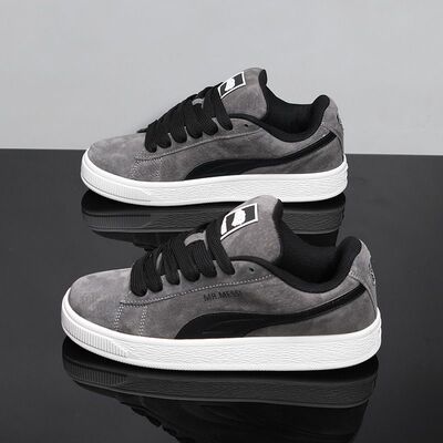 2024年新款板鞋青春潮流潮鞋百搭舒适男鞋网红爆款青春时尚休闲鞋