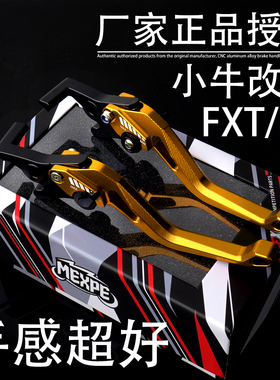 FX适用小牛电动车 FXT Play Sport改装CNC刹车手把牛角拉杆配件