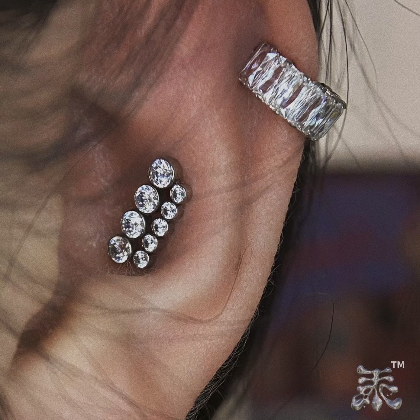 彩虹冰糖环8/10mm钛合金搭扣闭口环16g植入级0磁性高抛光 防过敏