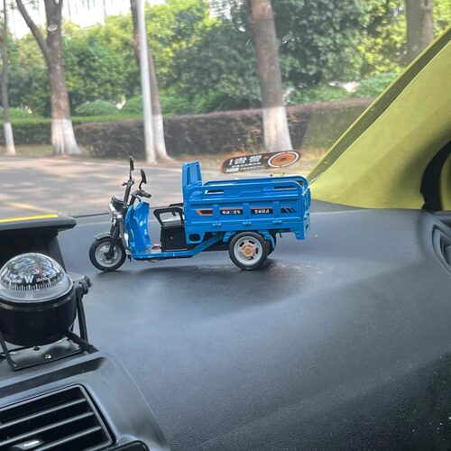 仿真112合金三轮车模型摆件