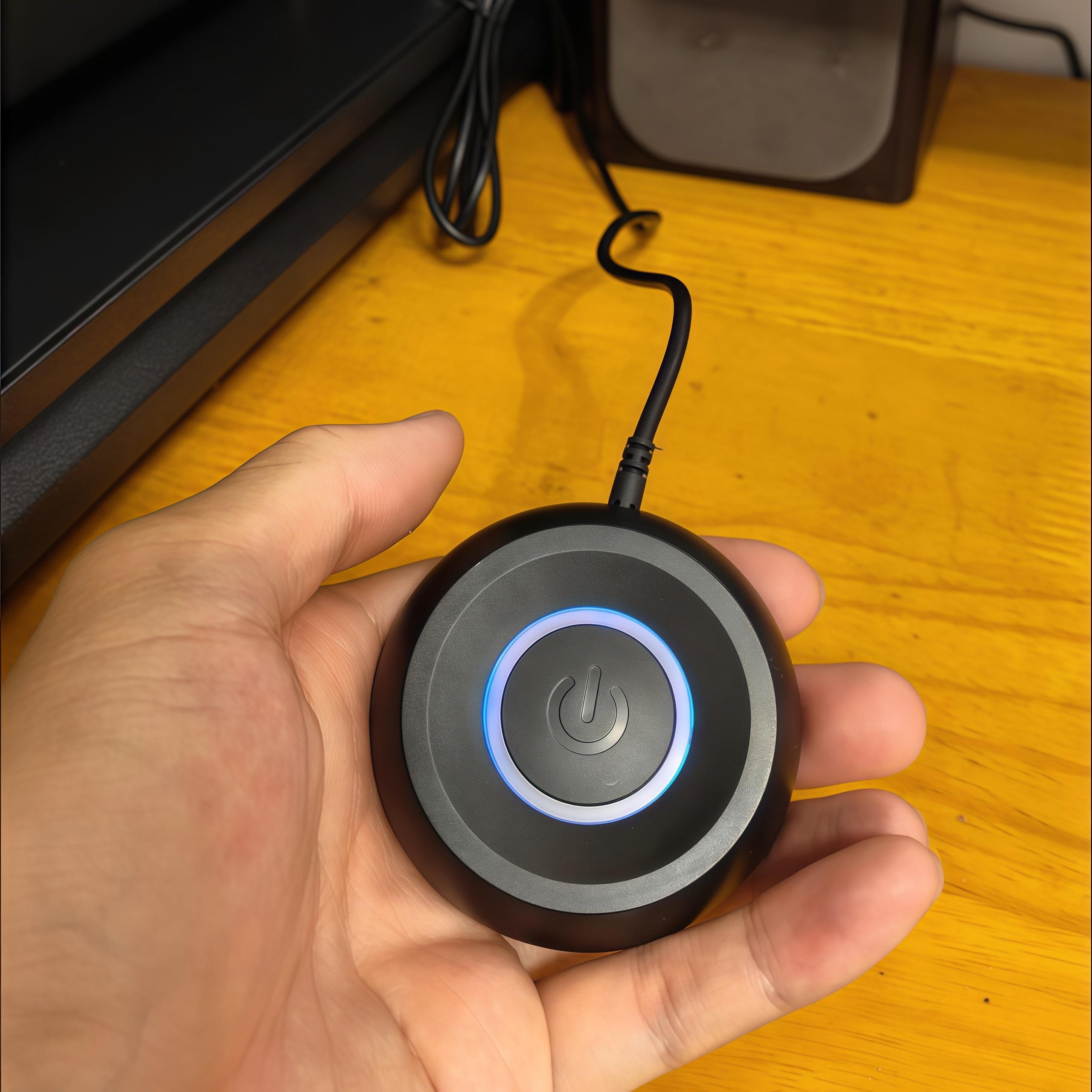 网吧台式机电源开机延长线外置启动加长线键按钮电脑外接桌面开关