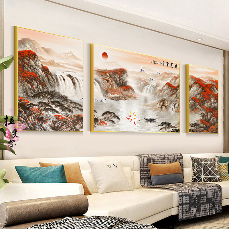 画世纪客厅装饰画鸿运当头挂画