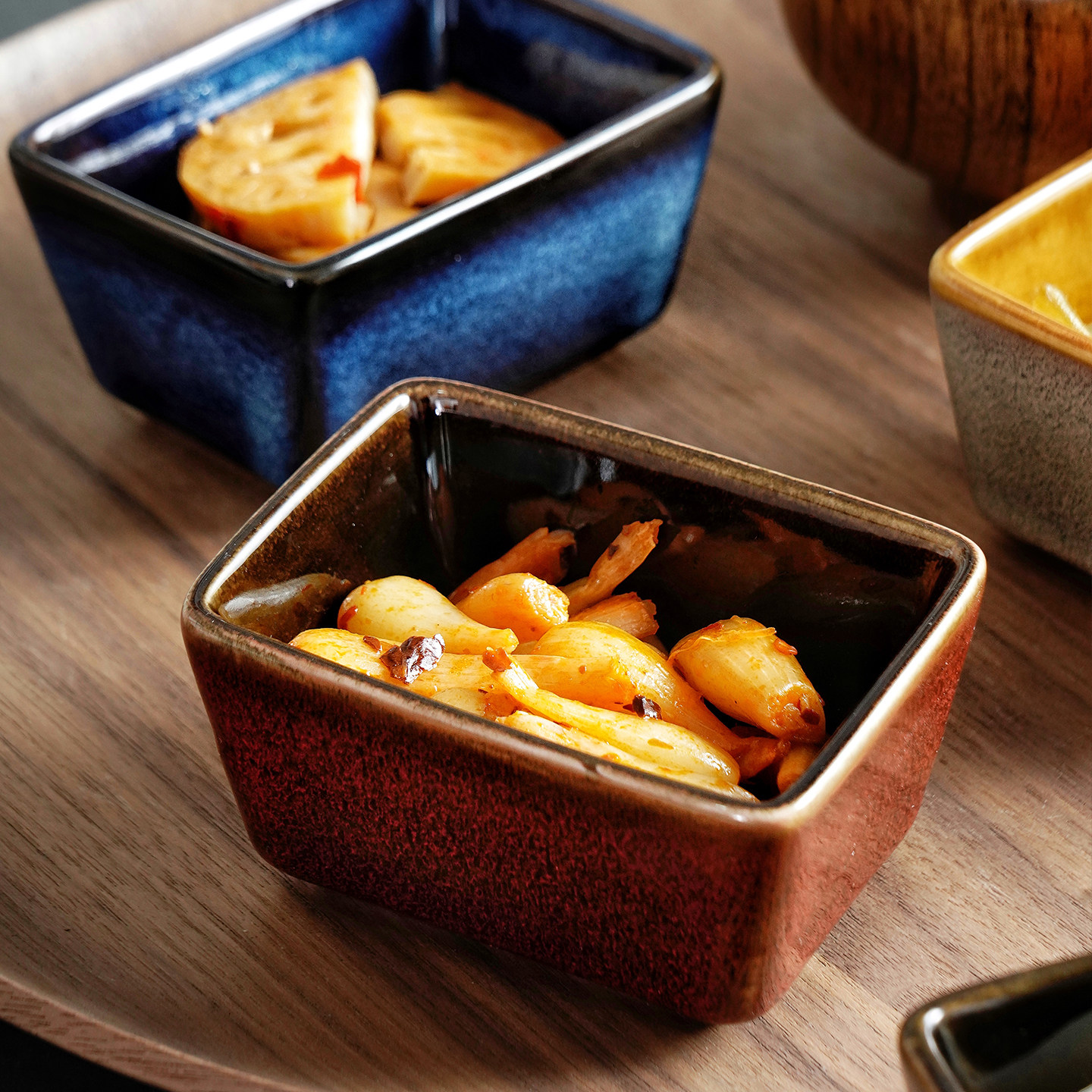 潮皿杂货熠彩窑变陶瓷长方形碟子餐厅酱料碗糖包碟小菜碟方形小碗,餐饮具,碟,淘宝优惠券,粉丝福利购,淘宝优惠卷