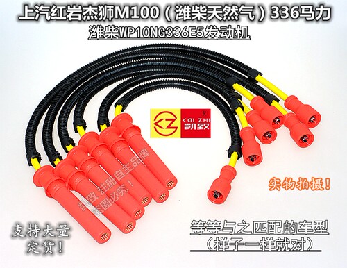 上汽红岩杰狮M100潍柴336高压线