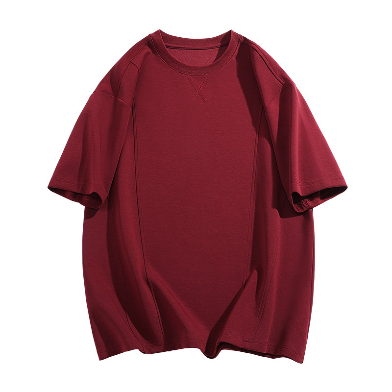 大码宽松短袖男款T恤潮牌高级感痞帅风2026新款百搭美版上衣