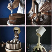 Cake Frame Set Baking Cake Công cụ cấu trúc bánh fondant Khuôn trang trí - Kính