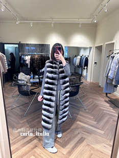 fabio gavazzi  龙猫马甲 可拆卸 皮草25新款 意大利正品代购