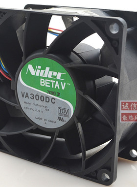 Nidec BETAV VA300DC V35072-35 12V 0.9A 8cm 8038 IBM 机箱风扇