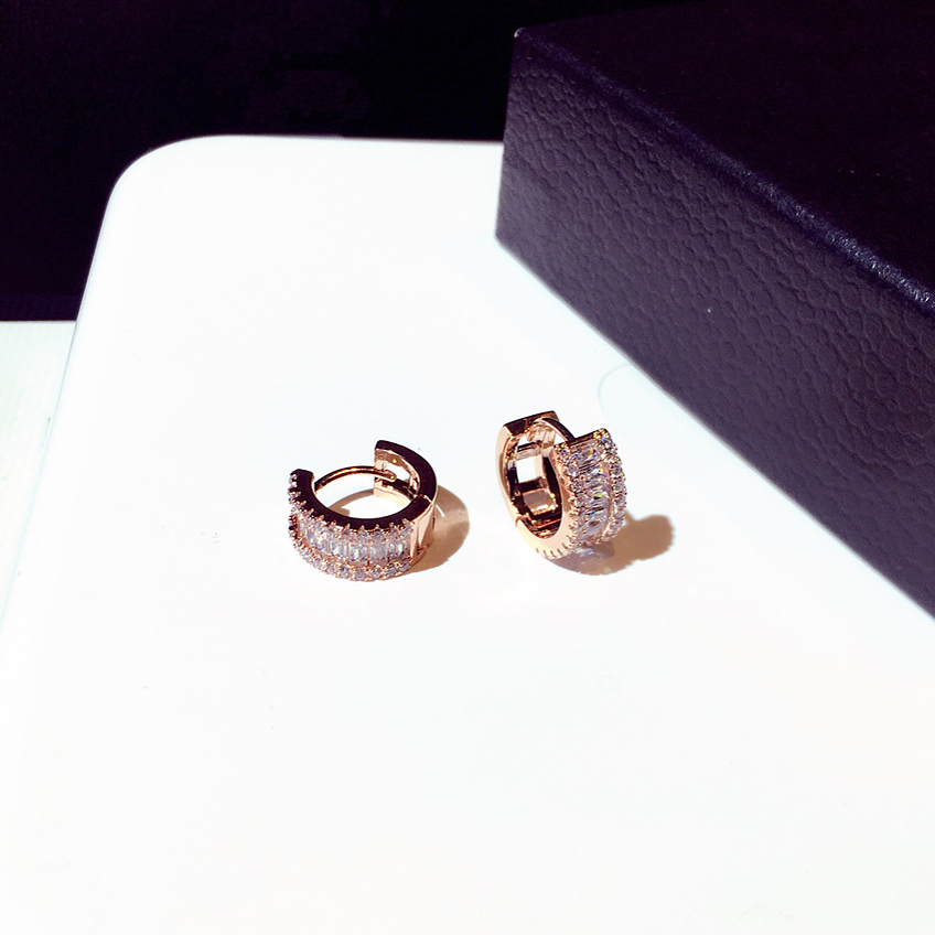 镶钻圈圈简约风夏季睡觉免摘耳环