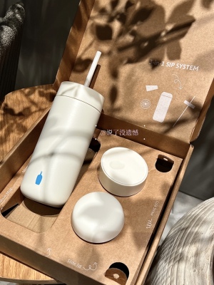 新品bluebottle爆款蓝瓶子fellow卡特杯吸管不锈钢咖啡杯保温杯