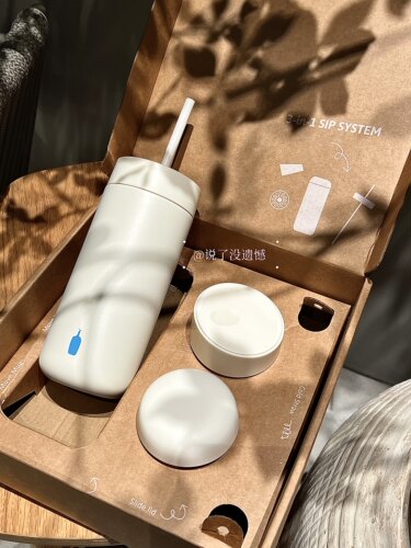新品bluebottle爆款蓝瓶子fellow卡特杯吸管不锈钢咖啡杯保温杯