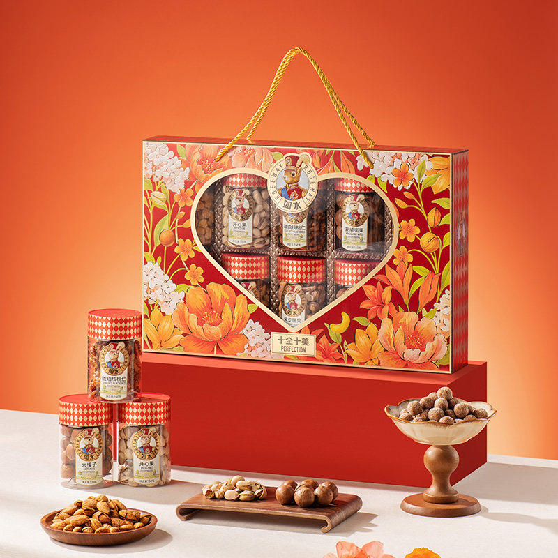 如水1588g混合坚果礼盒