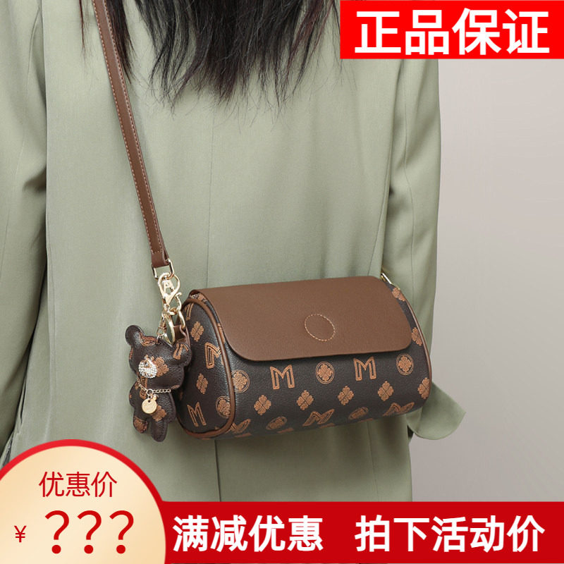 Viney包包爆款新款女包斜挎包流行夏季轻奢老花印花包枕头小包女