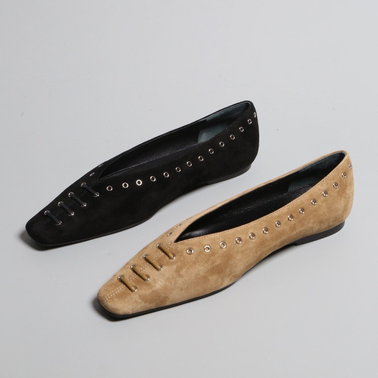 巴黎台款时尚柳丁羊磨砂皮内防滑鞋底羊皮女鞋子单鞋平底鞋,女鞋,浅口单鞋,淘宝优惠券,粉丝福利购,淘宝优惠卷