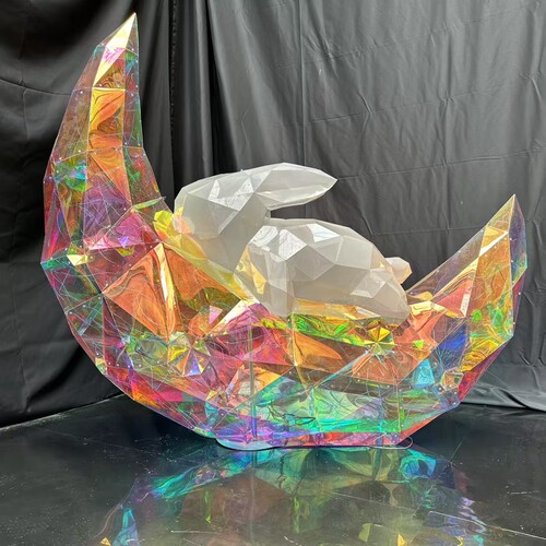 幻彩兔子灯摆件中秋节装饰灯
