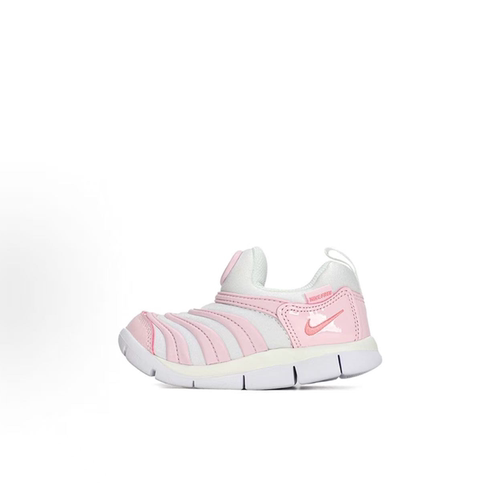 NIKE/耐克  Dynama  简约舒适 低帮毛毛虫白红学步鞋 343938-100