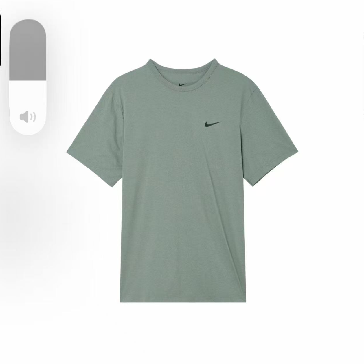 Nike Dri-Fit Hyverse纯色柔软速干短袖T恤 暗泥灰/黑DV9840-053