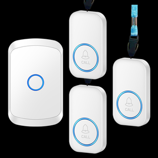 三拖一老人呼叫器家用无线床头呼唤铃老年人看护一键呼救平安钟