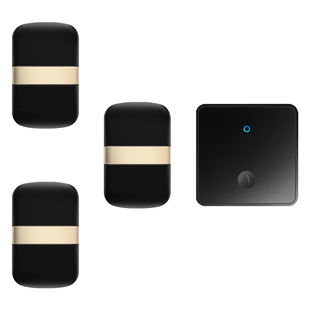 自发电无线电门铃一拖三家用门铃远距离电子智能遥控门铃 大板