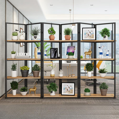 花架置物架屏风书架办公室隔断