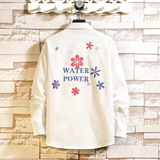 QT4025五色男生港风长袖宽松ins情侣大码衬衫图案已注册3025P35，男装衬衫，星座101C（原电商A011-3）