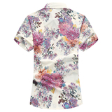 夏季新款大码短袖休闲沙滩风花衬衫百搭6961P45，男装T恤，星座101C（原电商A011-3）