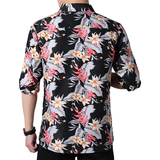 2025秋季新款花长袖加大码男士花衬衫1202P35，男装衬衫，星座101C（原电商A011-3）