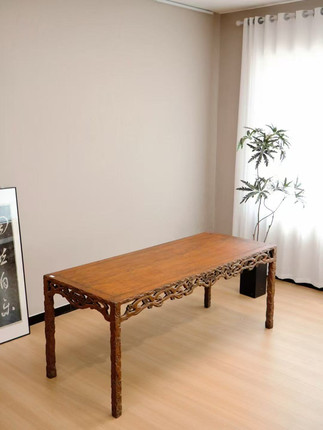 明清仿古家具做旧家具花梨木画案中式红木家具老物件
