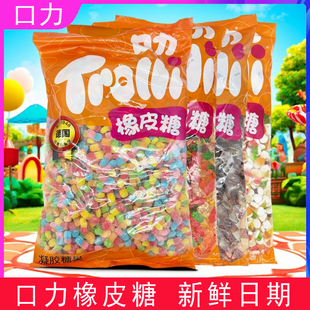 口力橡皮糖大包装Trolli果汁软糖酸小虫可乐瓶多造型儿童休闲零食