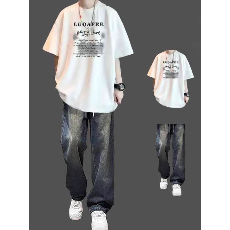 青少年短袖套装男士夏季潮