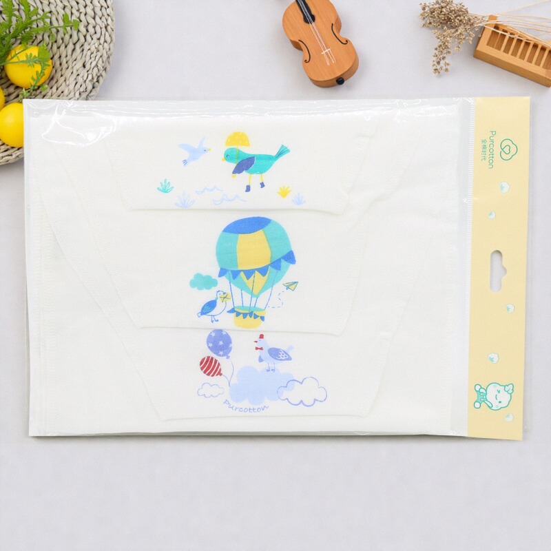 全棉时代宝宝纯棉吸汗巾幼儿园垫背儿童男女童婴儿隔汗巾纱布汗巾