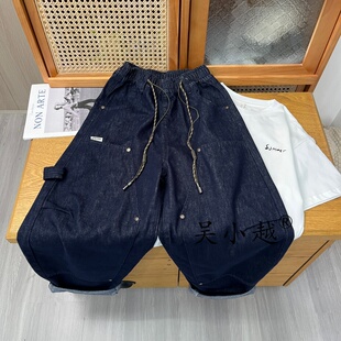 春秋款 吴小越w2281男童牛仔裤 大童 长裤 新款 春夏薄款 痞帅男孩秋装