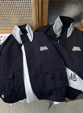 吴小越w2042男童中大童外套春款新款洋气儿童韩系外套春秋帅气