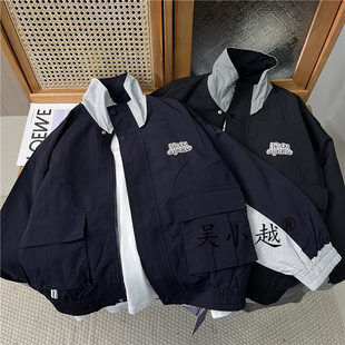 吴小越w2042男童中大童外套春款新款洋气儿童韩系外套春秋帅气