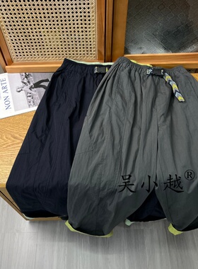 吴小越W2392男童拼色散兵裤子儿童运动户外长裤男孩休闲运动裤