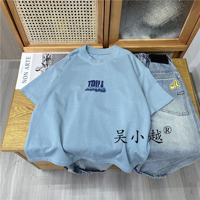 吴小越w2053男童夏款圆领宽松工艺无感数码印花棉t恤短袖中大童,童装/婴儿装/亲子装,T恤,淘宝优惠券,粉丝福利购,淘宝优惠卷
