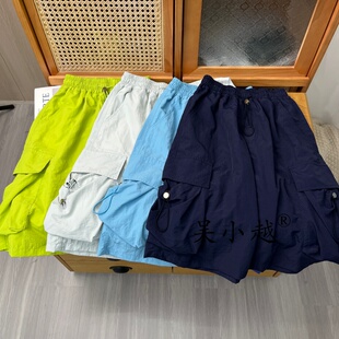 吴小越w2379男童休闲工装短裤男孩新款儿童中大童薄款中裤五分裤